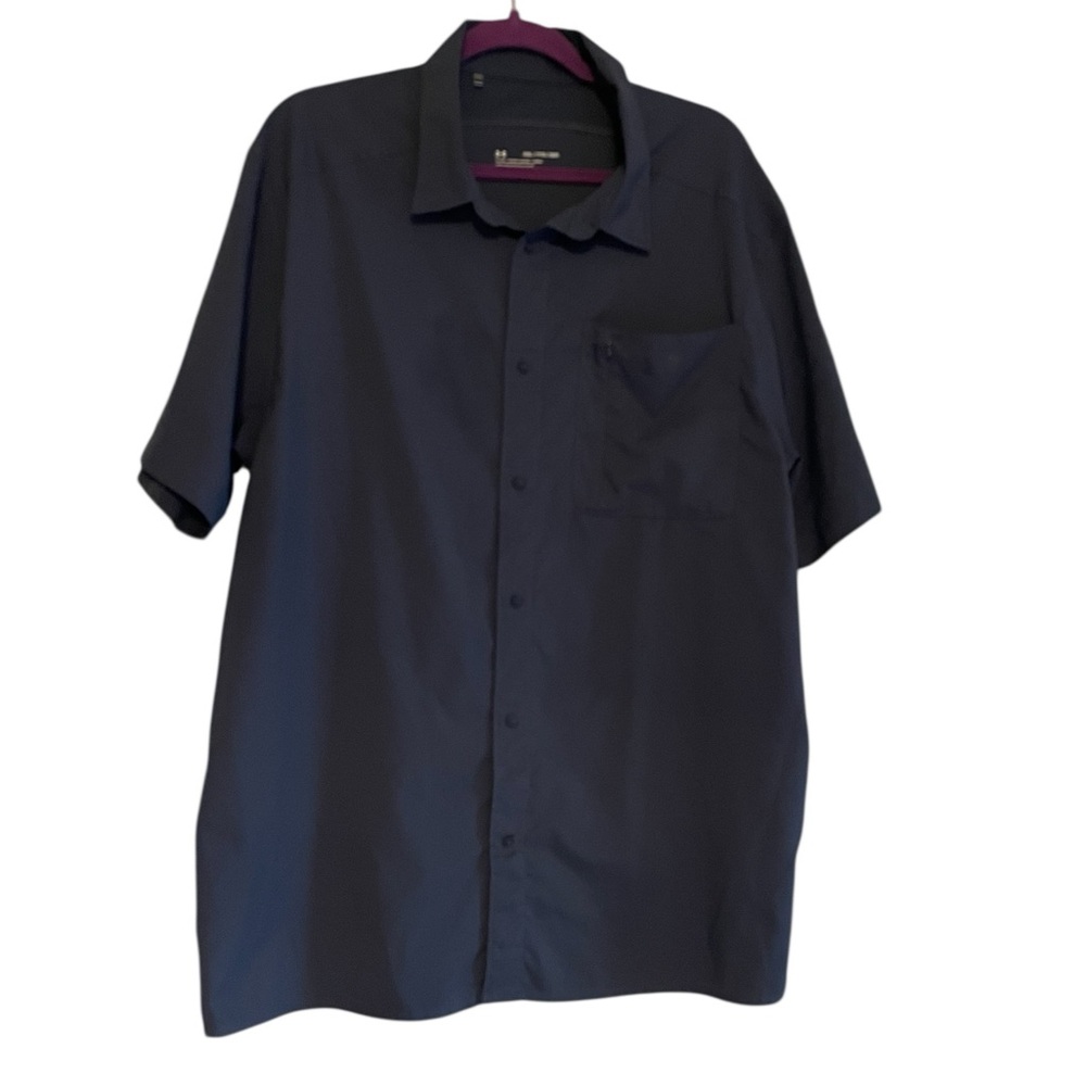 Under Armour Fish Pro Woven Shirt XXL Navy - Button up‎